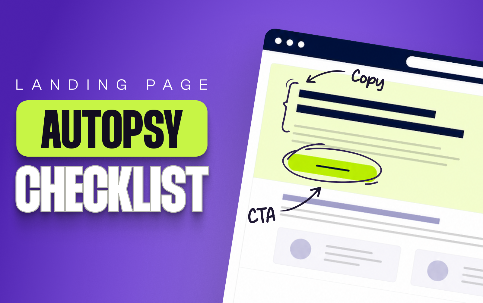 landing page autopsy
